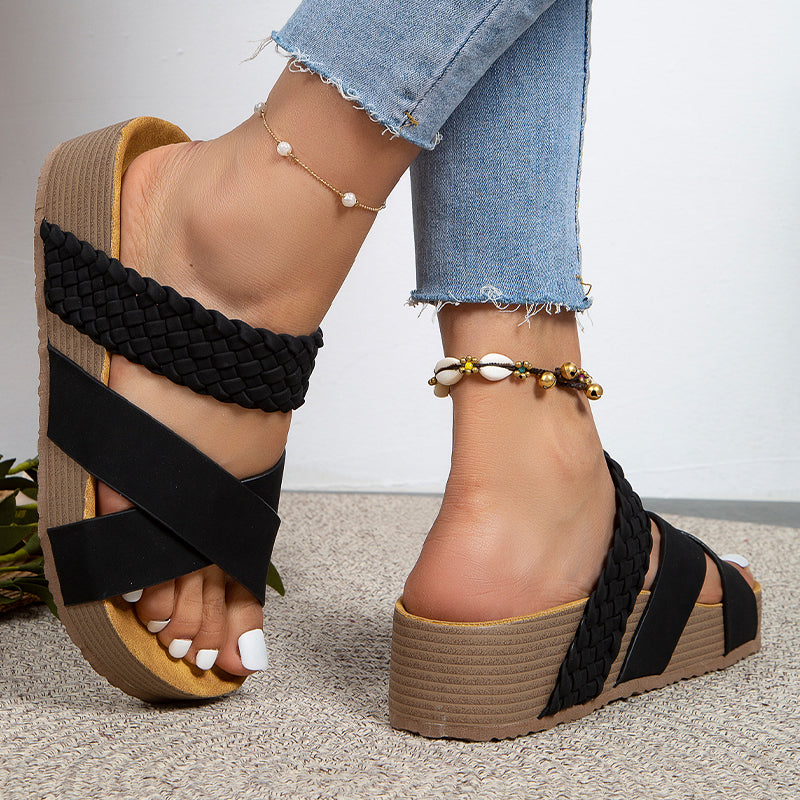 Kaynafashions - Casual Weave Opend Comfortable Shoes