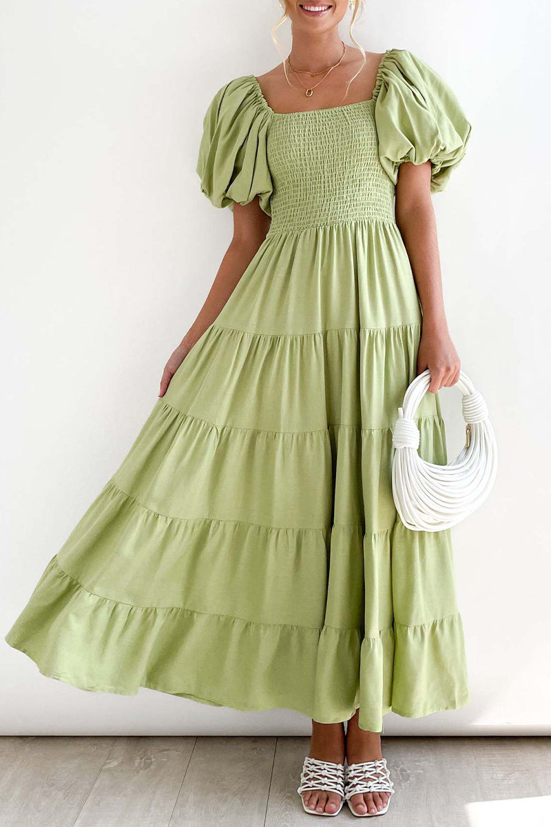 Kaynafashions - Casual Simplicity Solid Backless Off the Shoulder A Line Dresses(6 Colors)