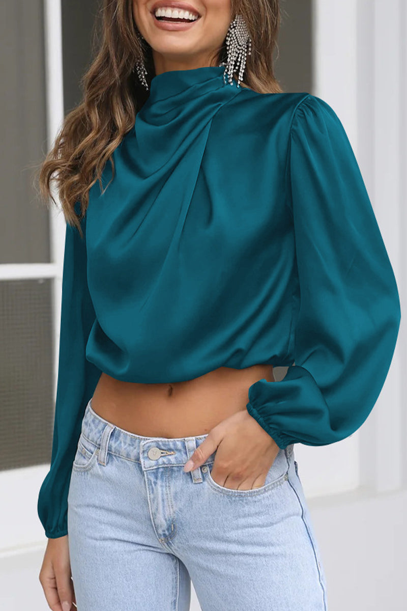 Kaynafashions - Elegant Solid Patchwork Halter Tops