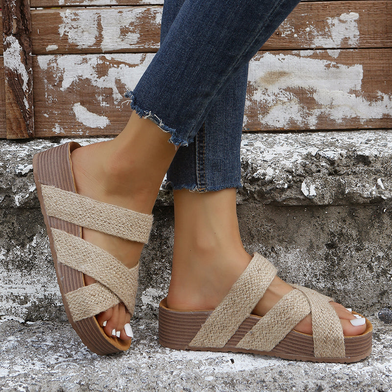 Kaynafashions - Casual Weave Opend Comfortable Shoes