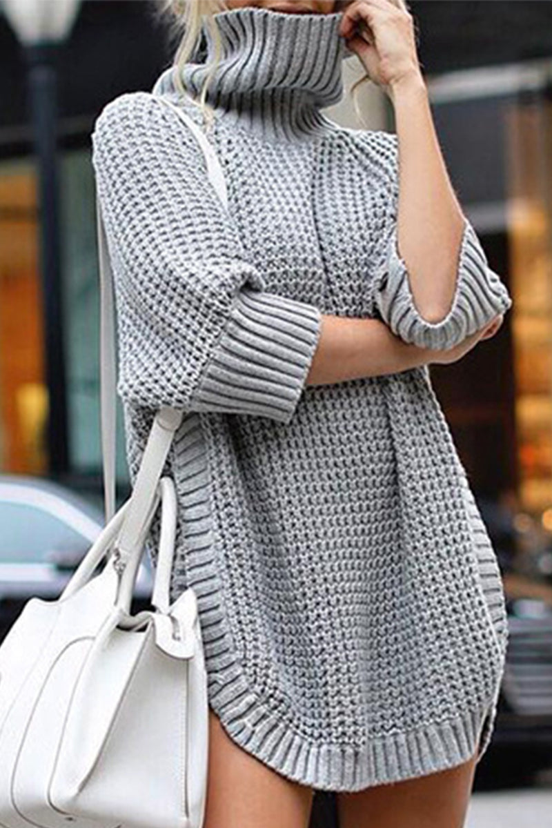 Kaynafashions - Fashion Casual Solid Solid Color O Neck Tops