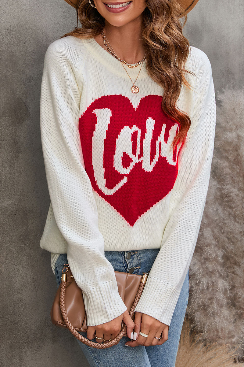 Kaynafashions - Casual Embroidery Patchwork O Neck Sweaters(4 colors)