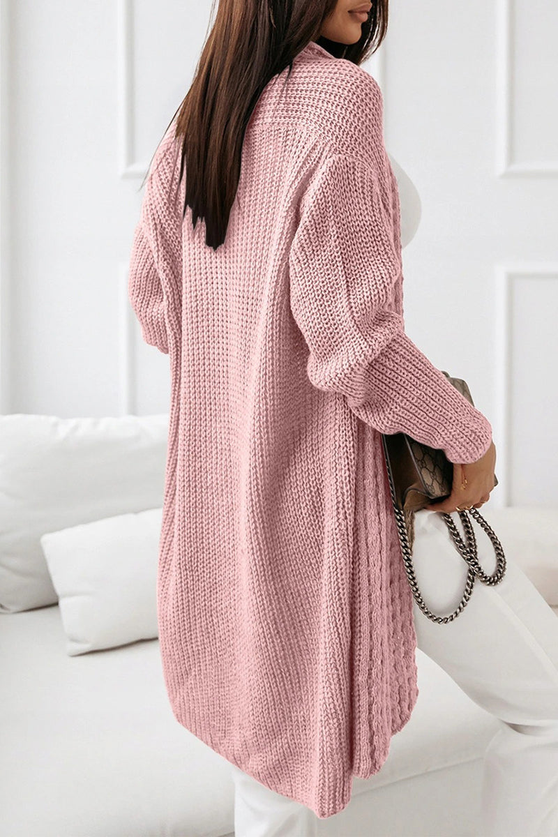 Kaynafashions - Fashion Casual Solid Patchwork Cardigans(5 Colors)