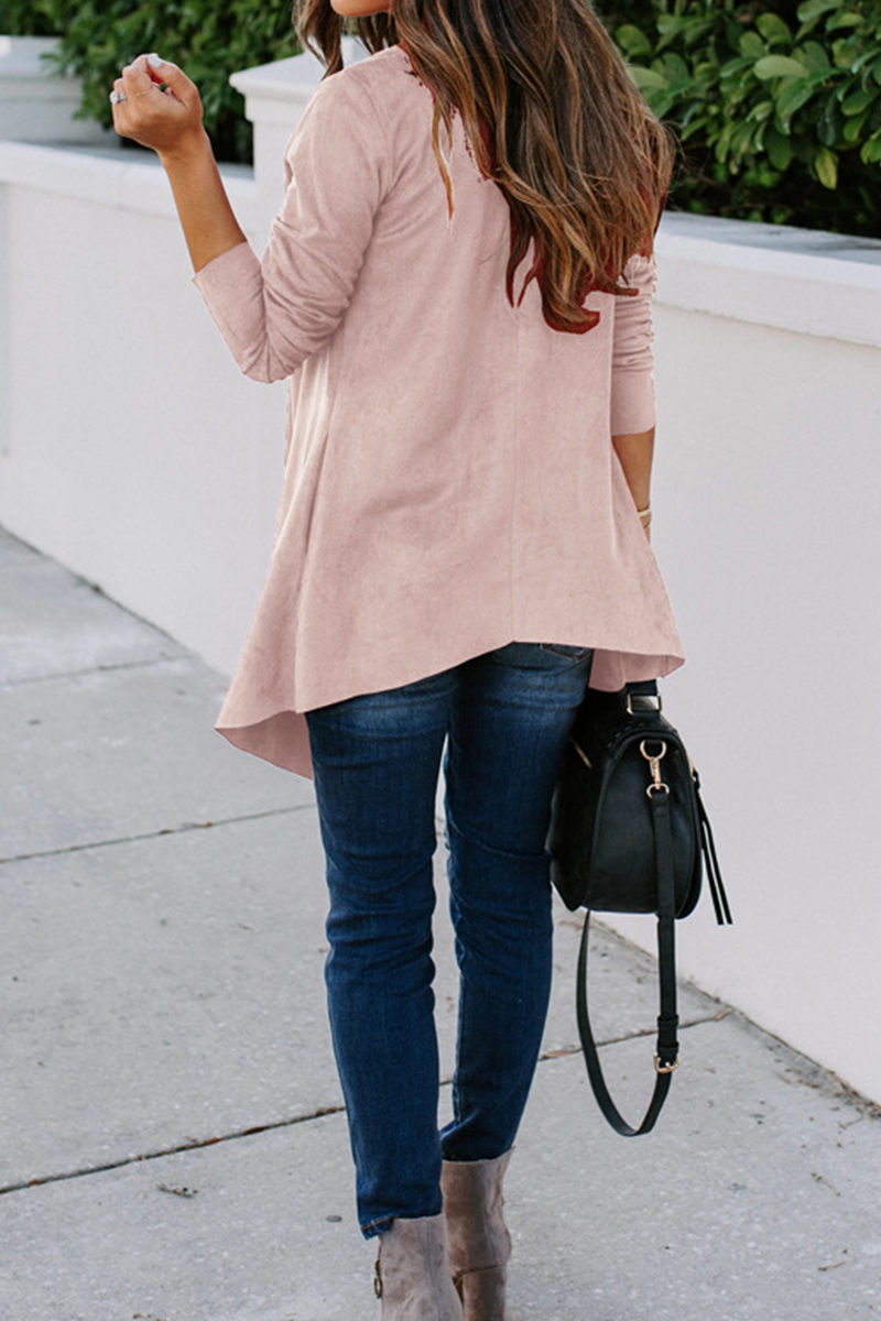 Kaynafashions - Fashion Solid Patchwork Cardigan