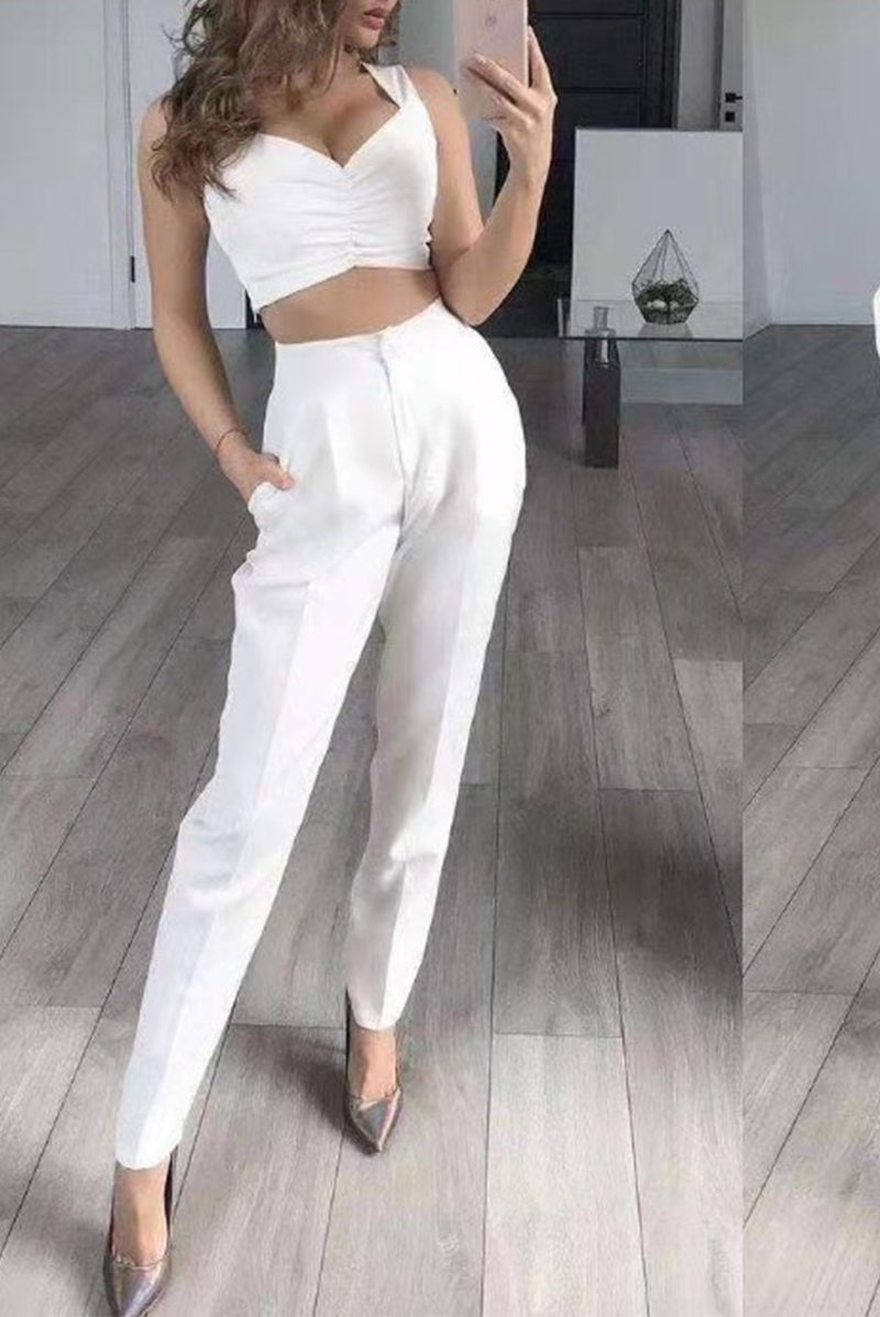 Kaynafashions - Fashion Solid Patchwork Turndown Collar Long Sleeve Three Pieces(4 Colors)