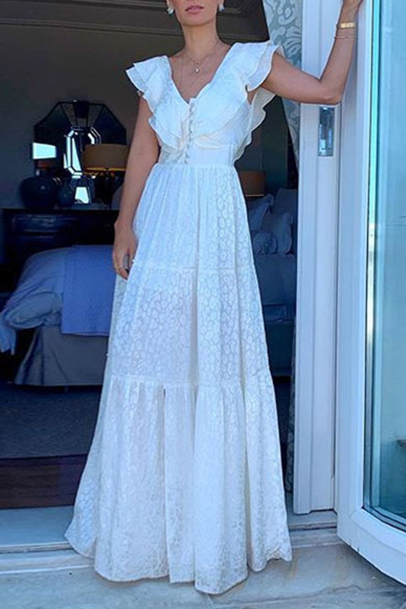 Kaynafashions - Celebrities Elegant Solid Backless V Neck Evening Dress Dresses