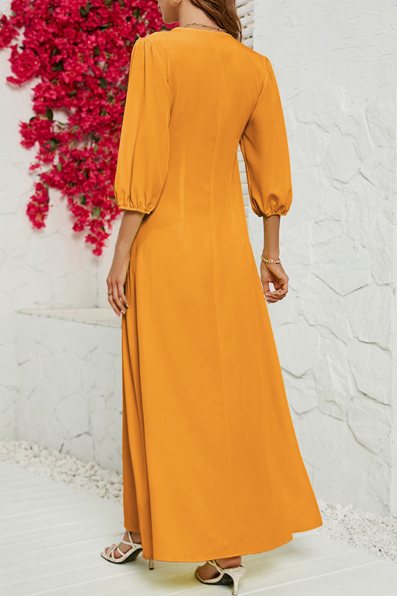 Kaynafashions - Casual Solid Buckle Shirt Dress Dresses(3 Colors)