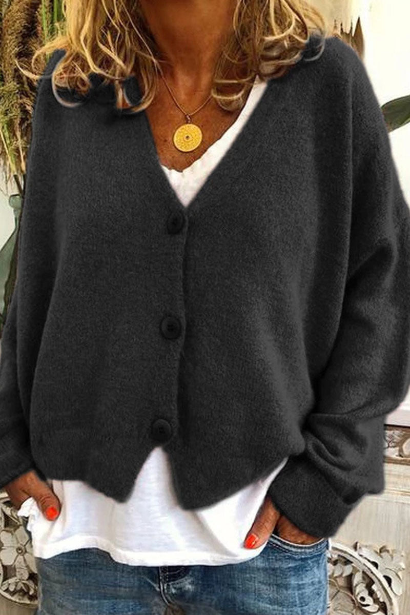 Kaynafashions - Casual Solid Patchwork V Neck Mid Waist Sweaters(15 Colors)