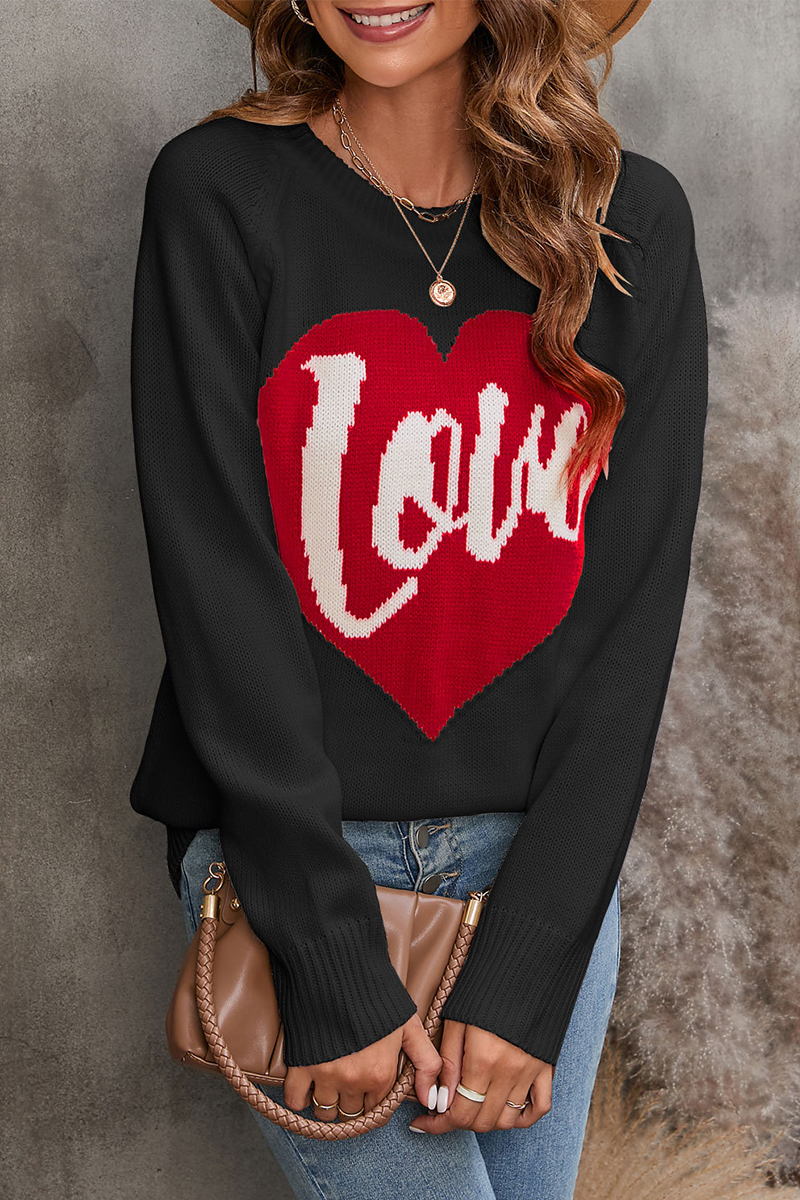 Kaynafashions - Casual Embroidery Patchwork O Neck Sweaters(4 colors)