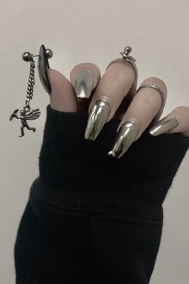 Kaynafashions - Street Solid Patchwork Nail Paste