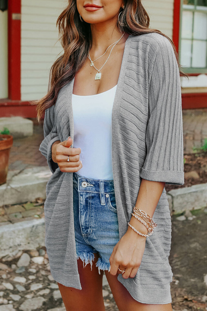 Kaynafashions - Casual Solid Scarf Collar Tops