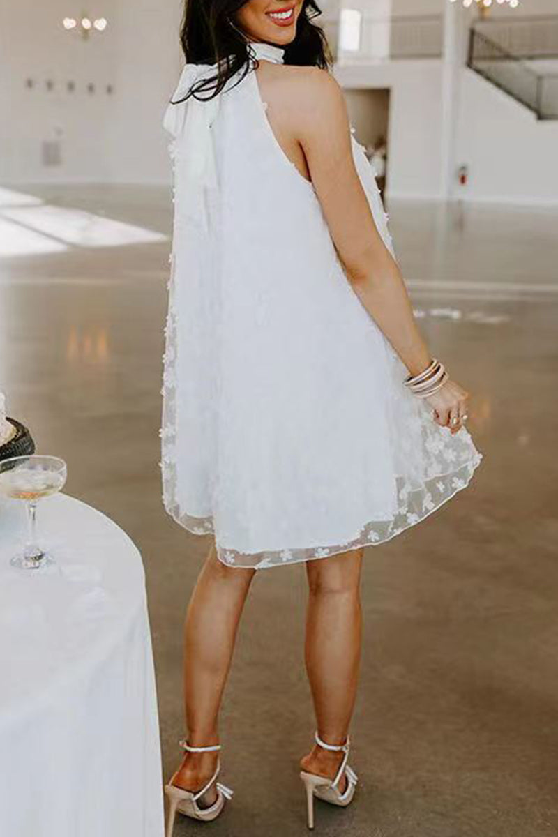 Kaynafashions - Sweet Celebrities Elegant Solid Patchwork Cold Shoulder Princess Dresses