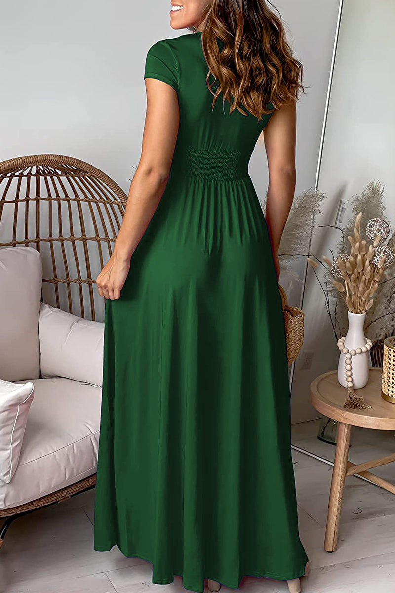 Kaynafashions - Celebrities Elegant Solid Asymmetrical Halter Irregular Dress Dresses(7 Colors)
