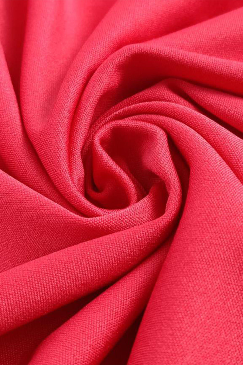 Kaynafashions - Celebrities Elegant Solid Flounce V Neck A Line Dresses(5 Colors)