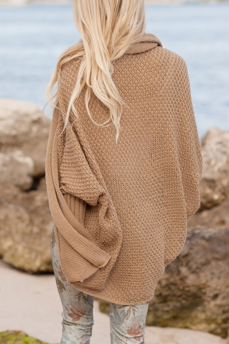 Kaynafashions - Casual Solid Bandage Crystal Cardigan Collar Tops(5 colors)