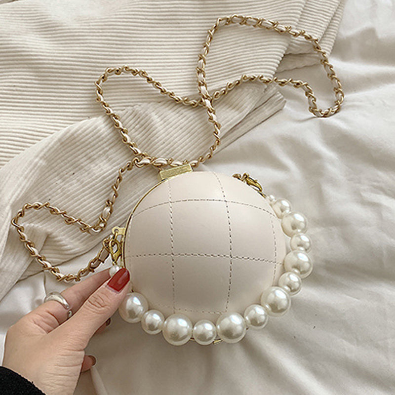 Kaynafashions - Casual Patchwork Pearl Bags