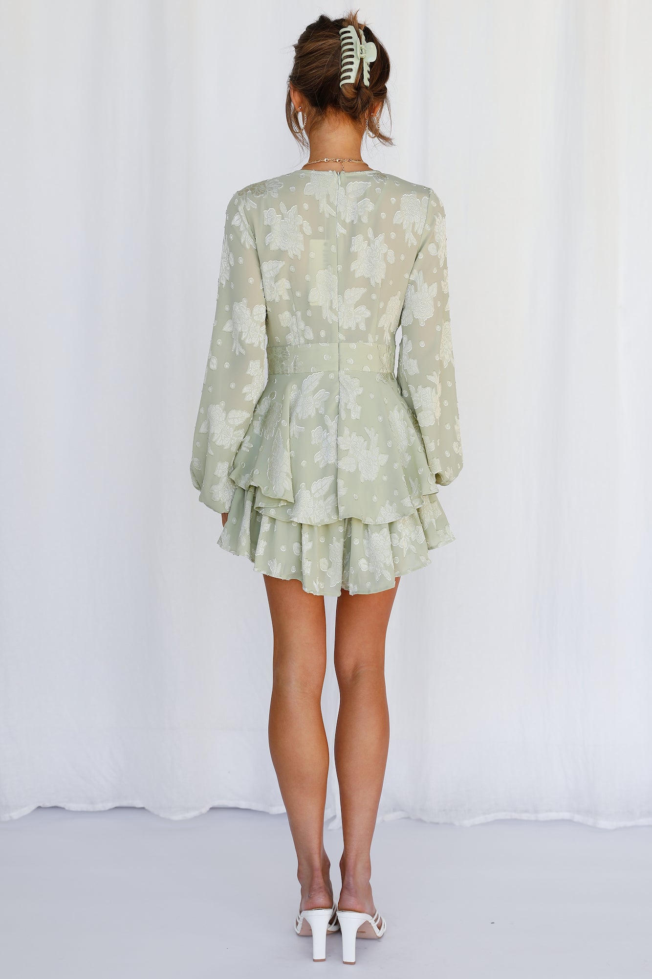 Distant Paradise Romper Pistachio