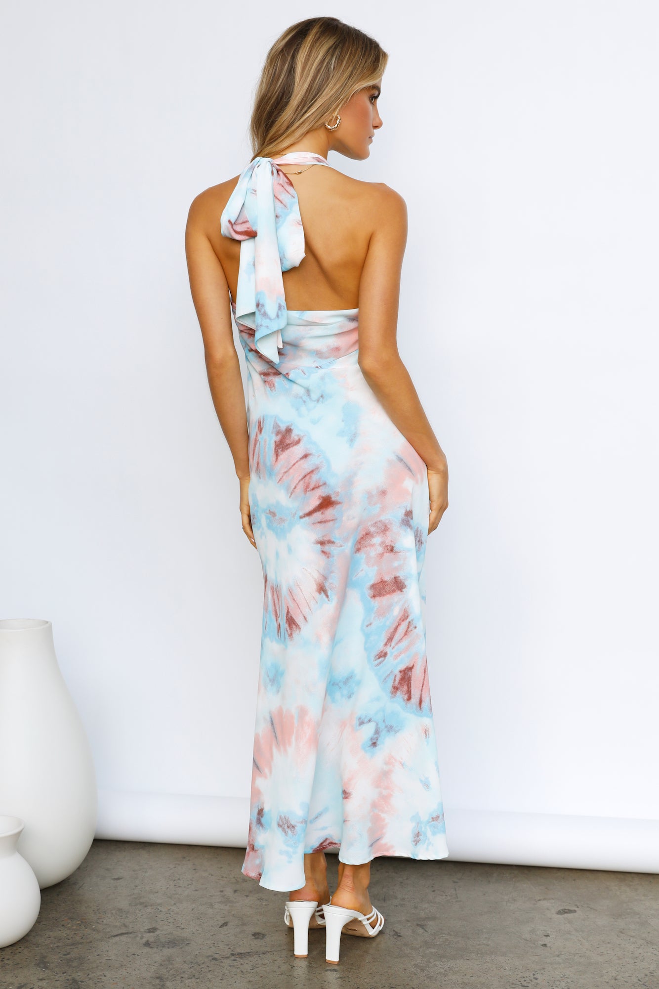 Dont Dye Midi Dress Blue