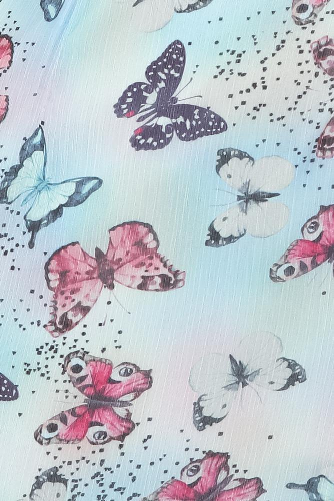 Butterfly Boat House Dress Blue