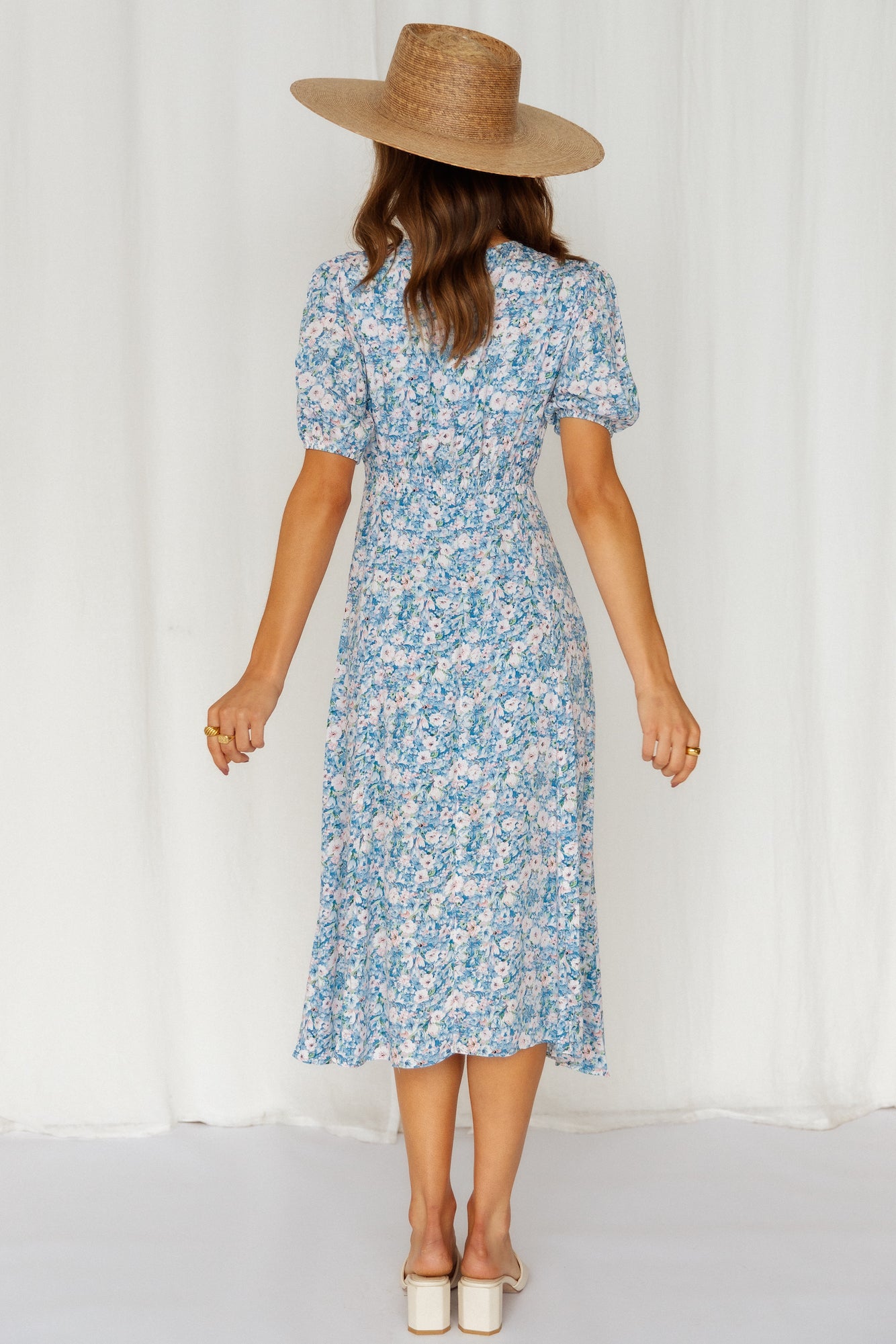 Frolic Through The Day Midi Dress