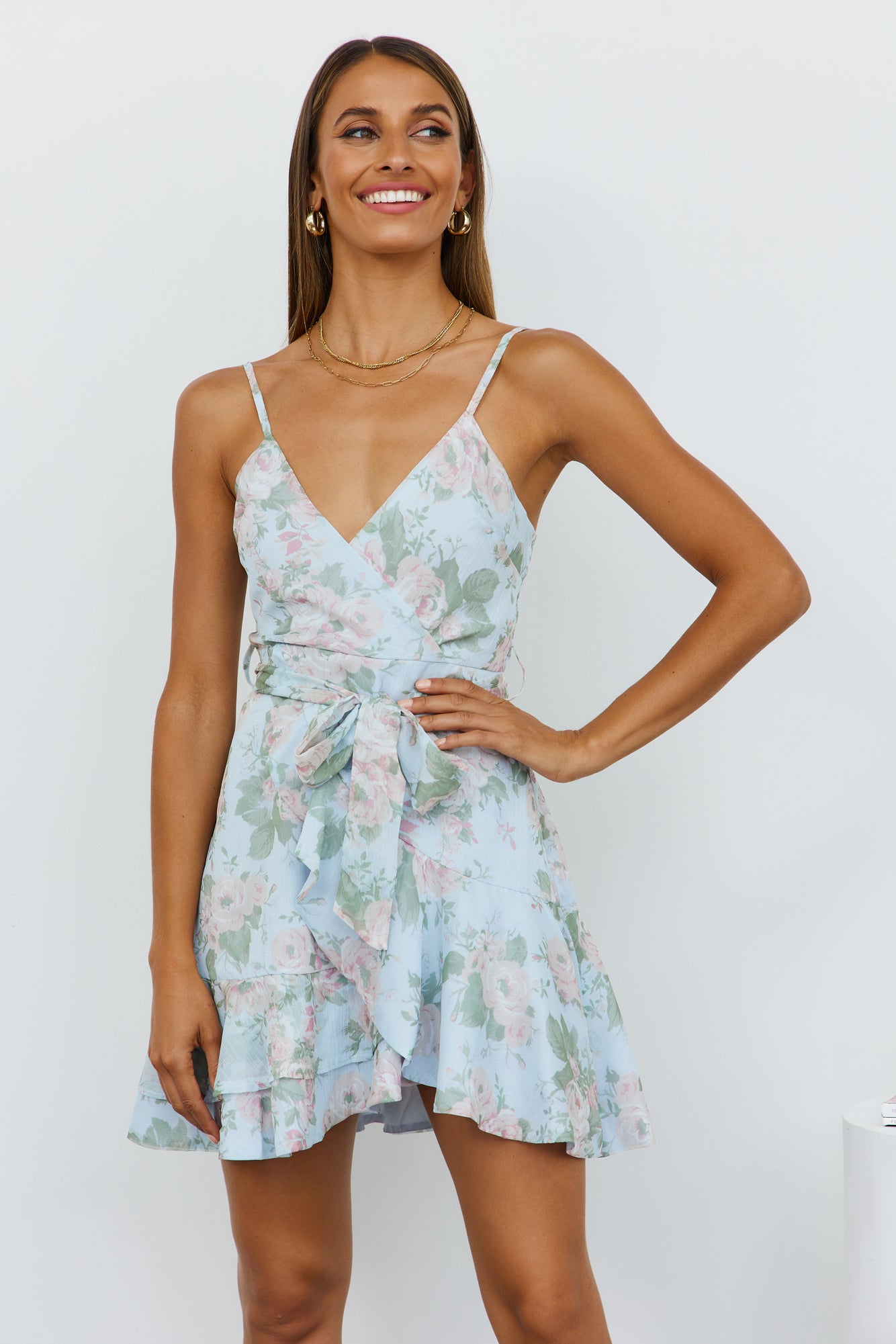 Swoon By You Dress Light Blue