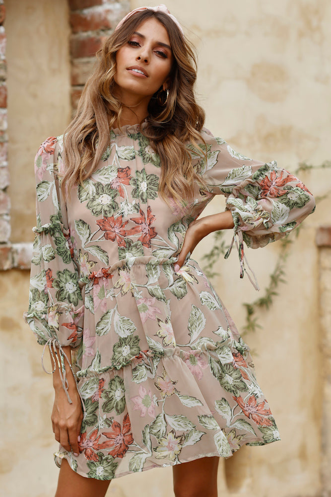 Make It Obvious Dress Mocha