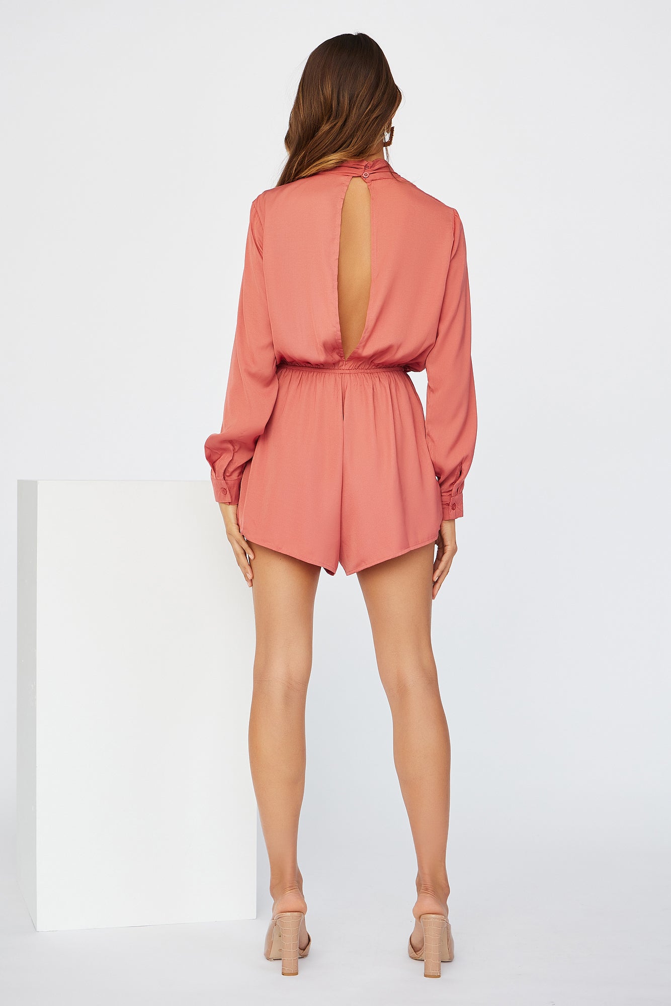 Sweet Dreamer Romper Rose