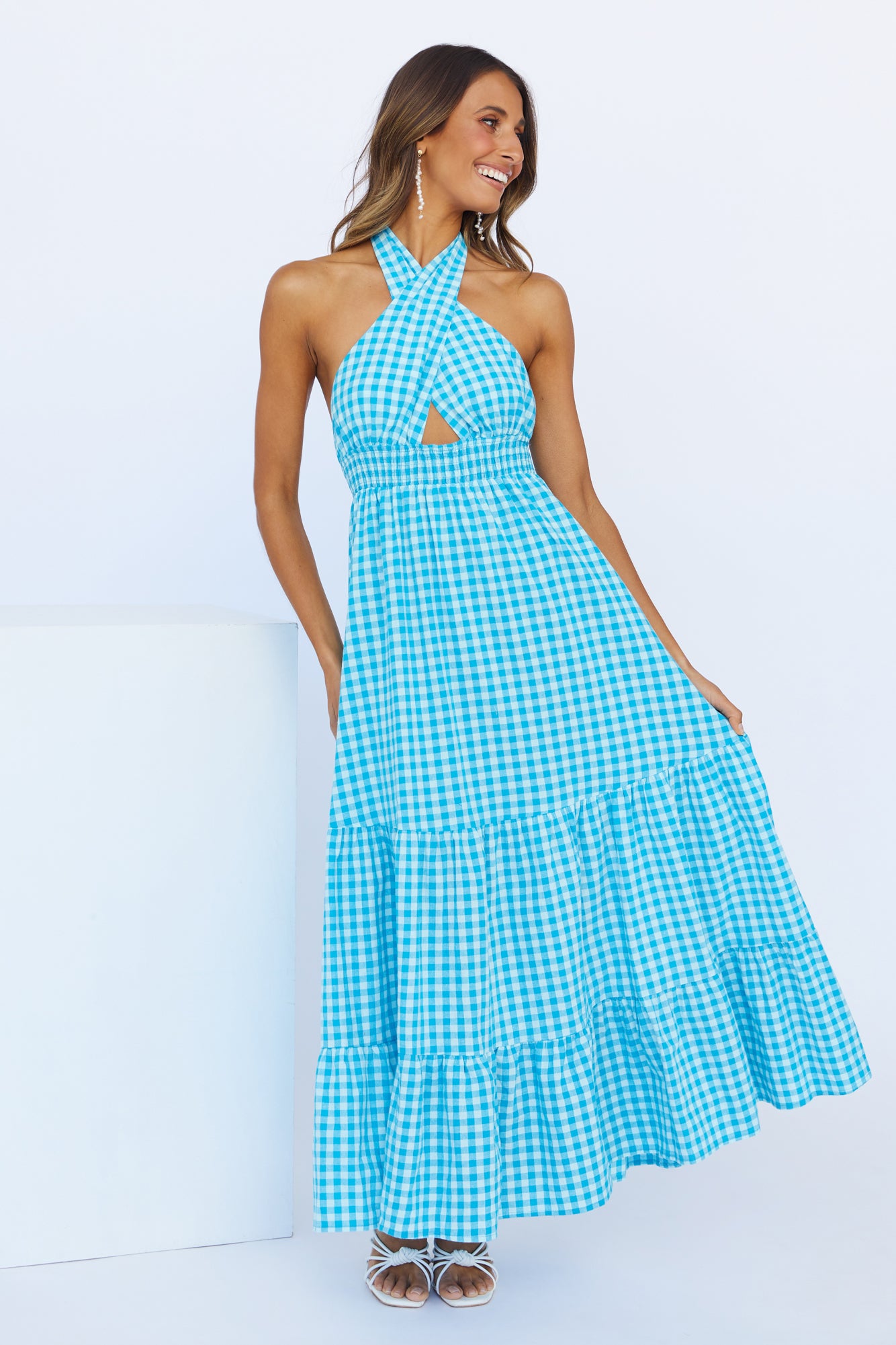 Important Piece Maxi Dress Blue