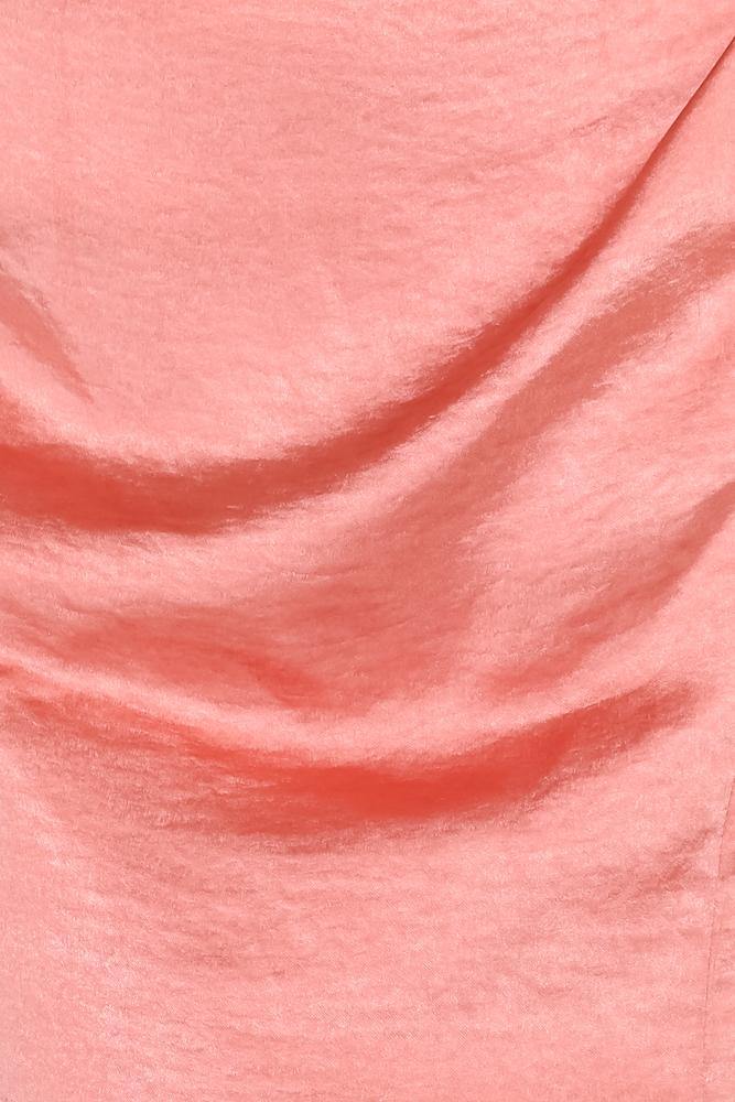 Straight From The Heart Midi Dress Rust