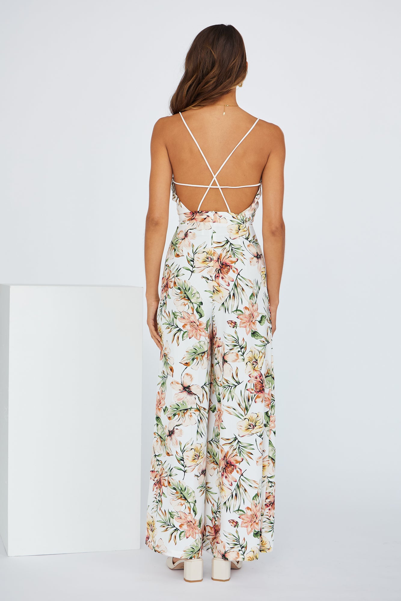 Want You More Jumpsuit White