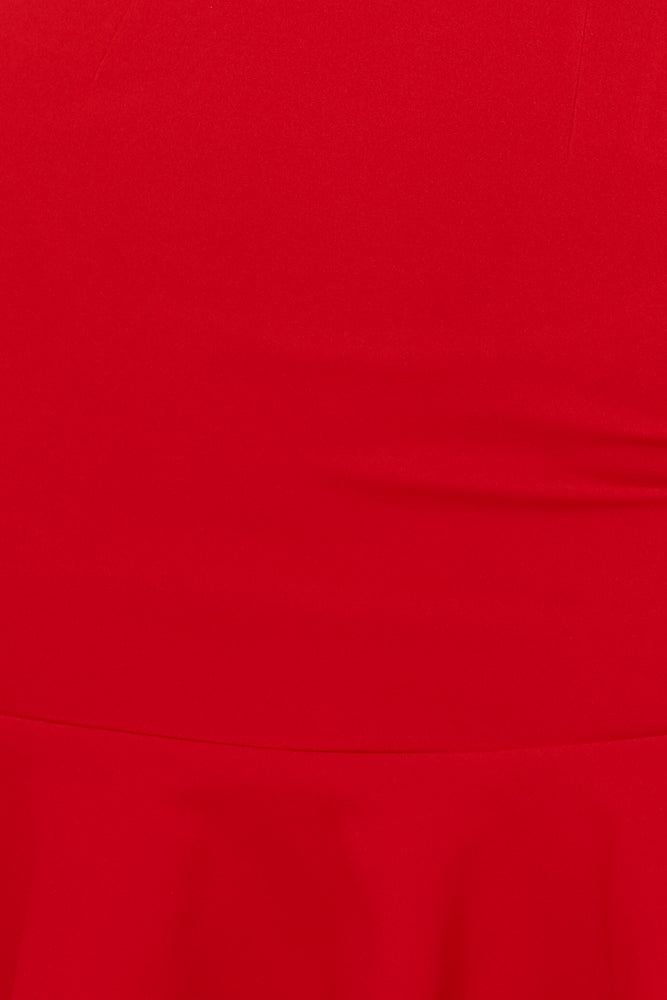 Call Me Happy Go Lucky Dress Red