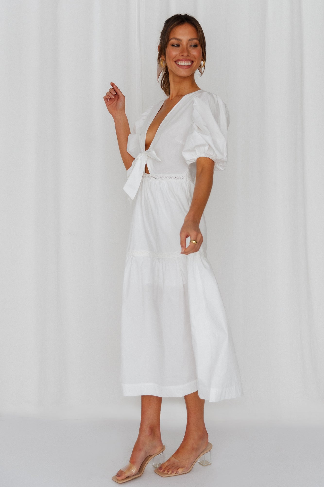 Whispers And Secrets Midi Dress