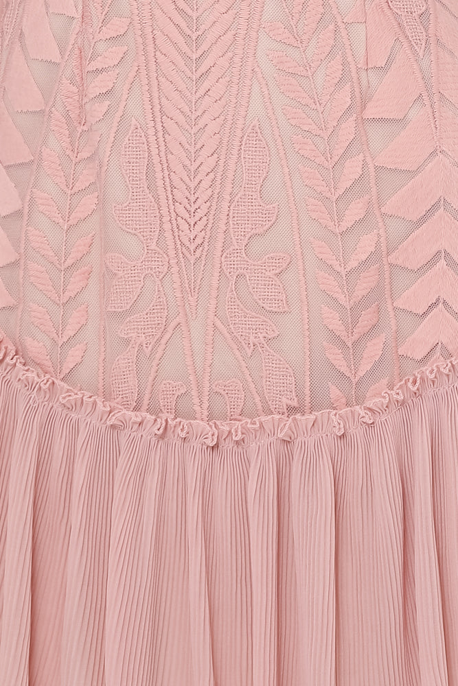 Spend All Your Time Waiting Dress Blush