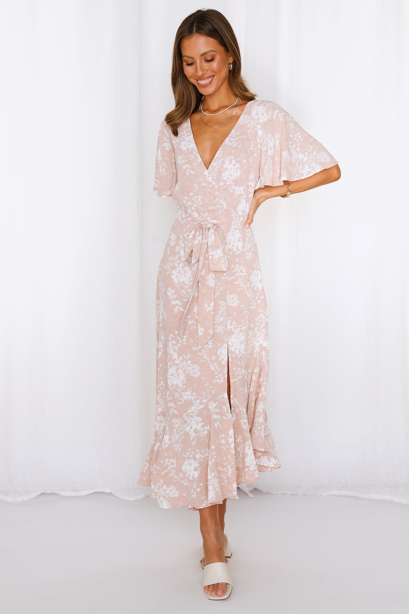 Airy Fairy Maxi Dress Pink