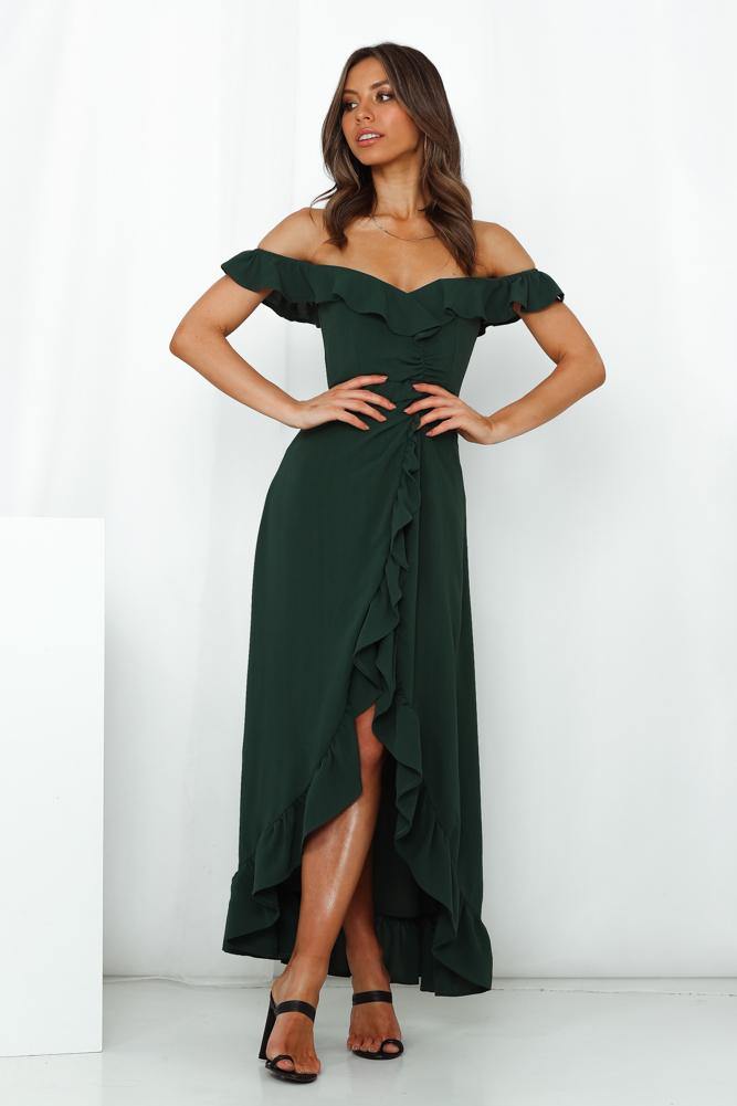 Sweeter Than Honey Maxi Dress Green
