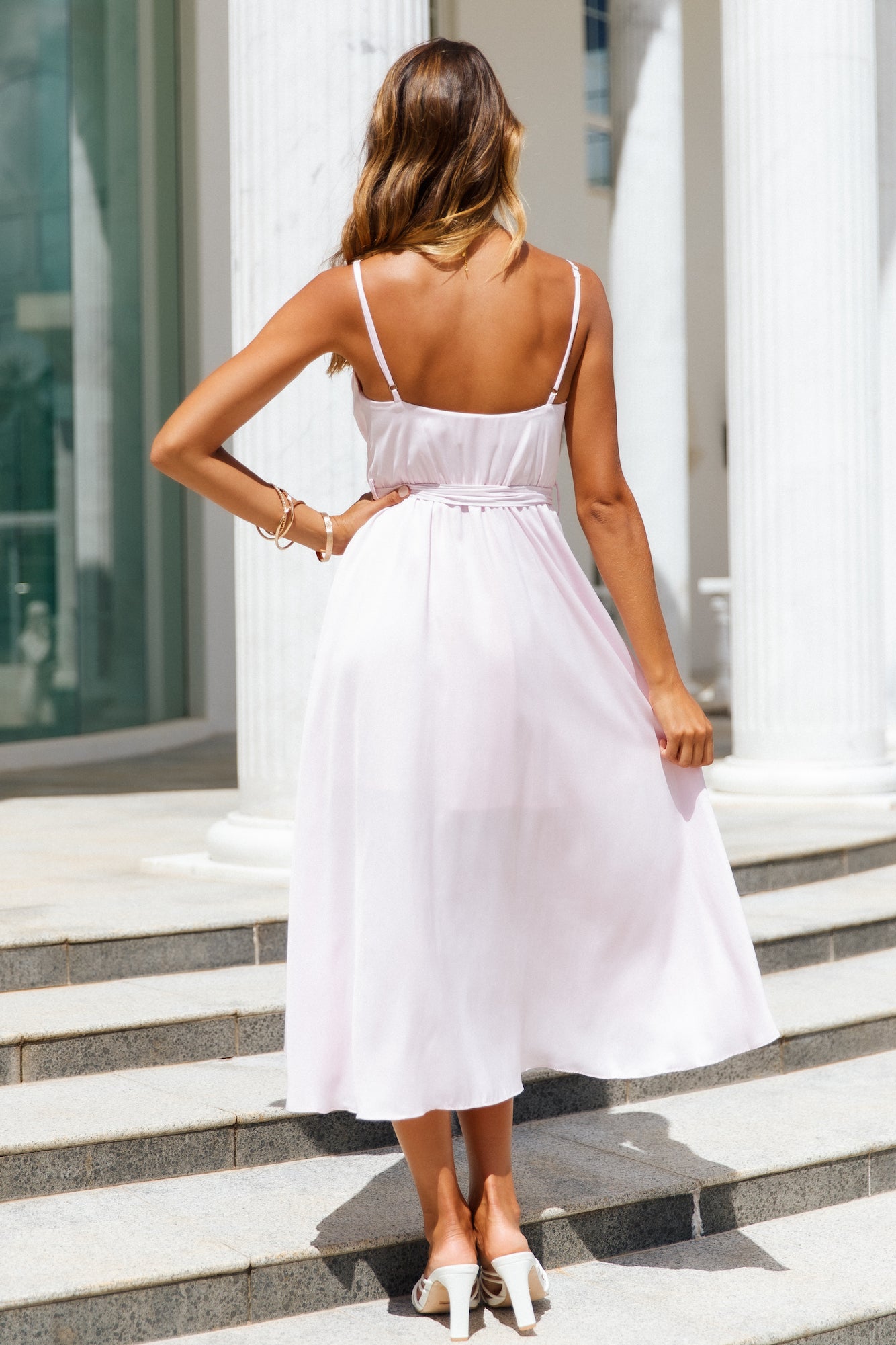 Fuel To My Fire Midi Dress Light Lilac