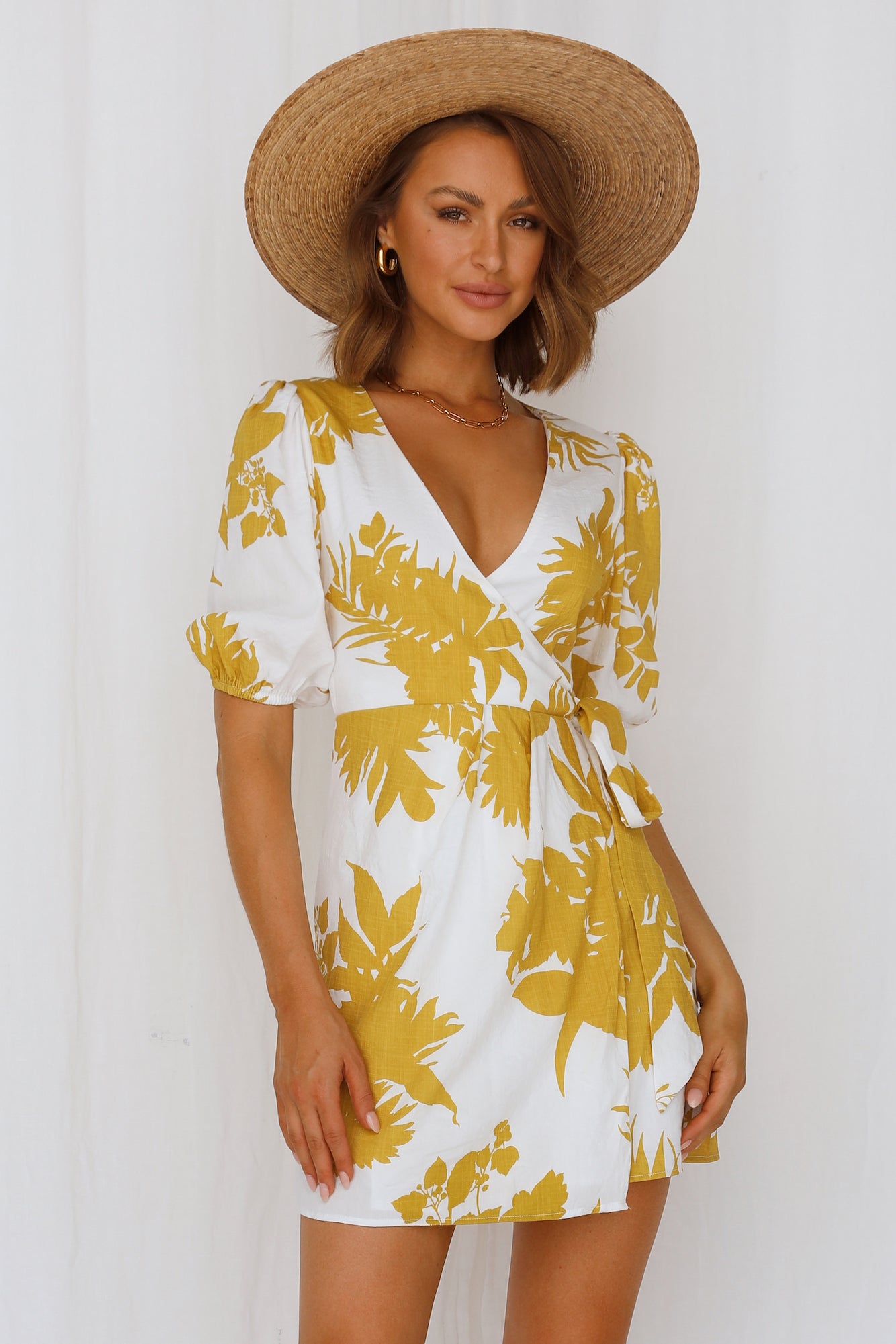 Feel The Rain Dress Yellow
