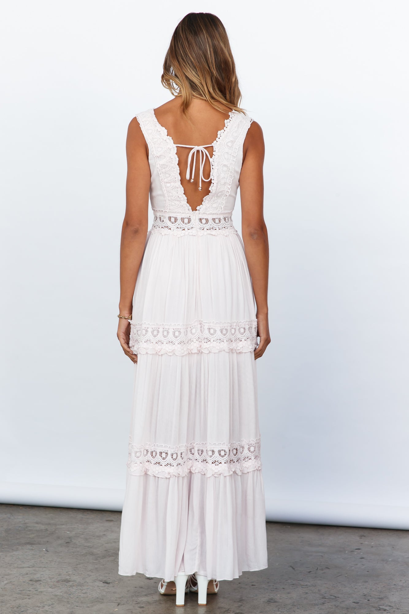 Walks On The Beach Maxi Dress Pink