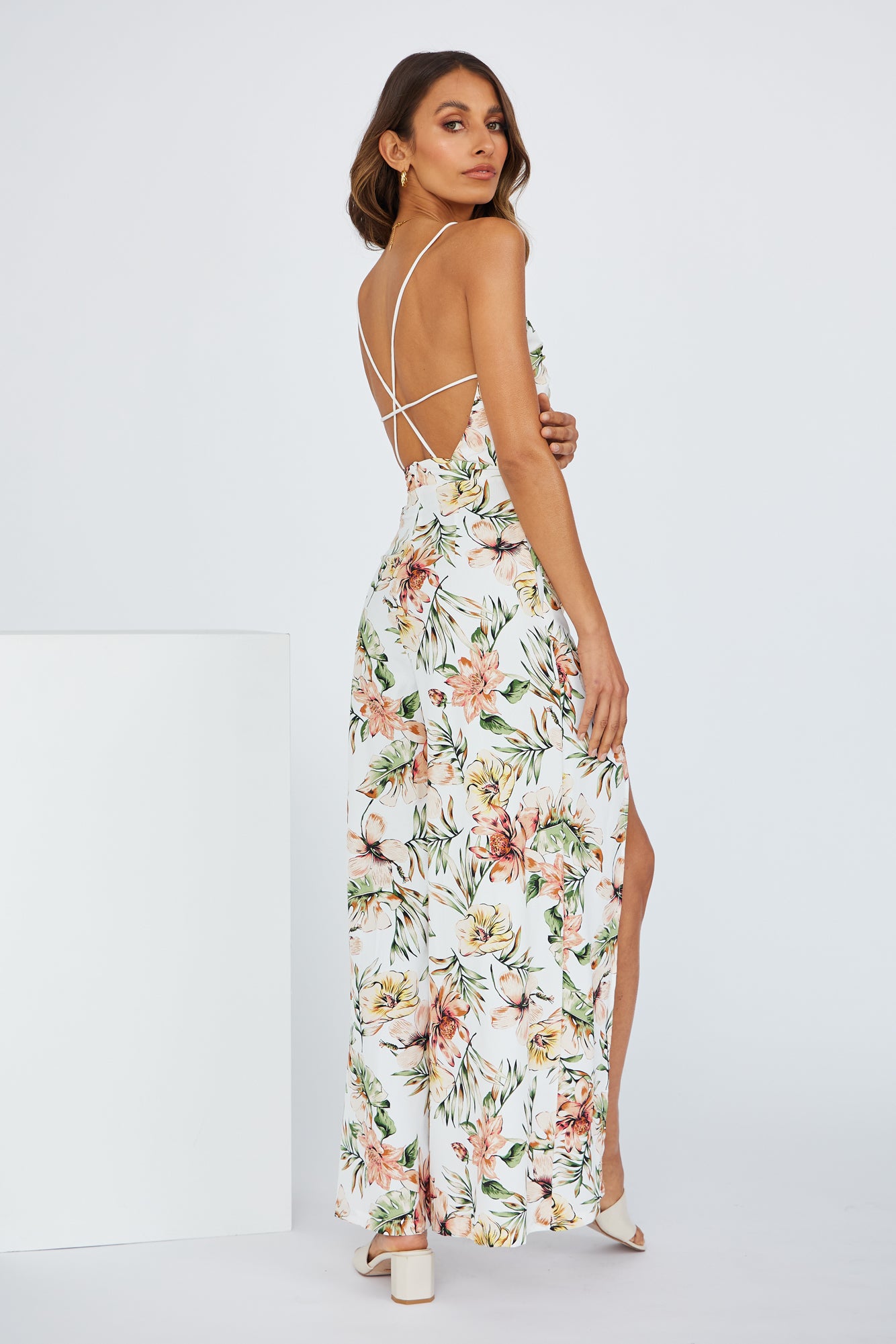 Want You More Jumpsuit White