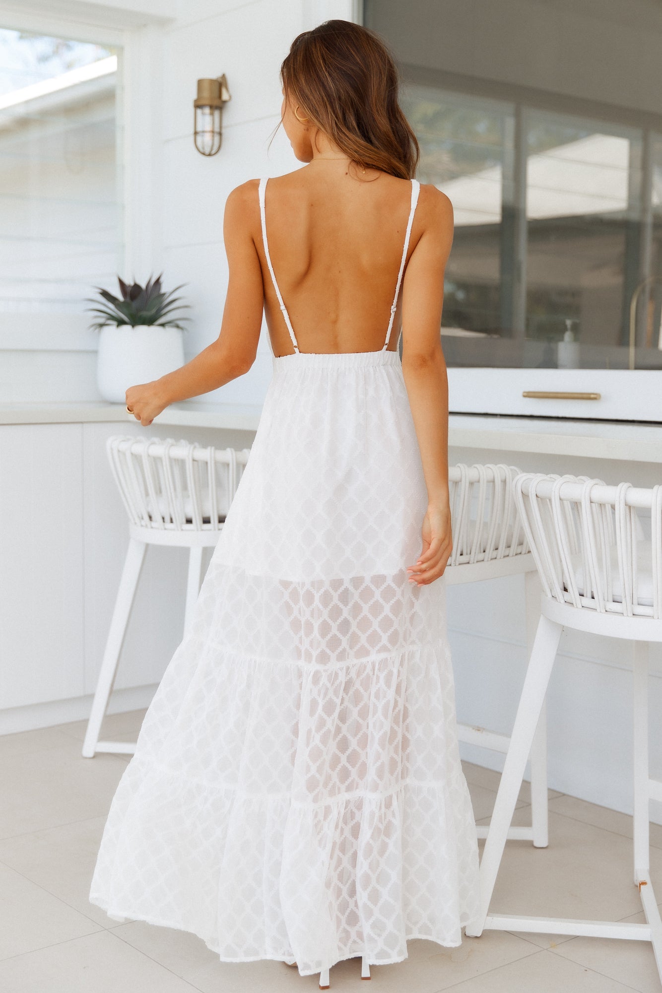 Palm Cove Maxi Dress White