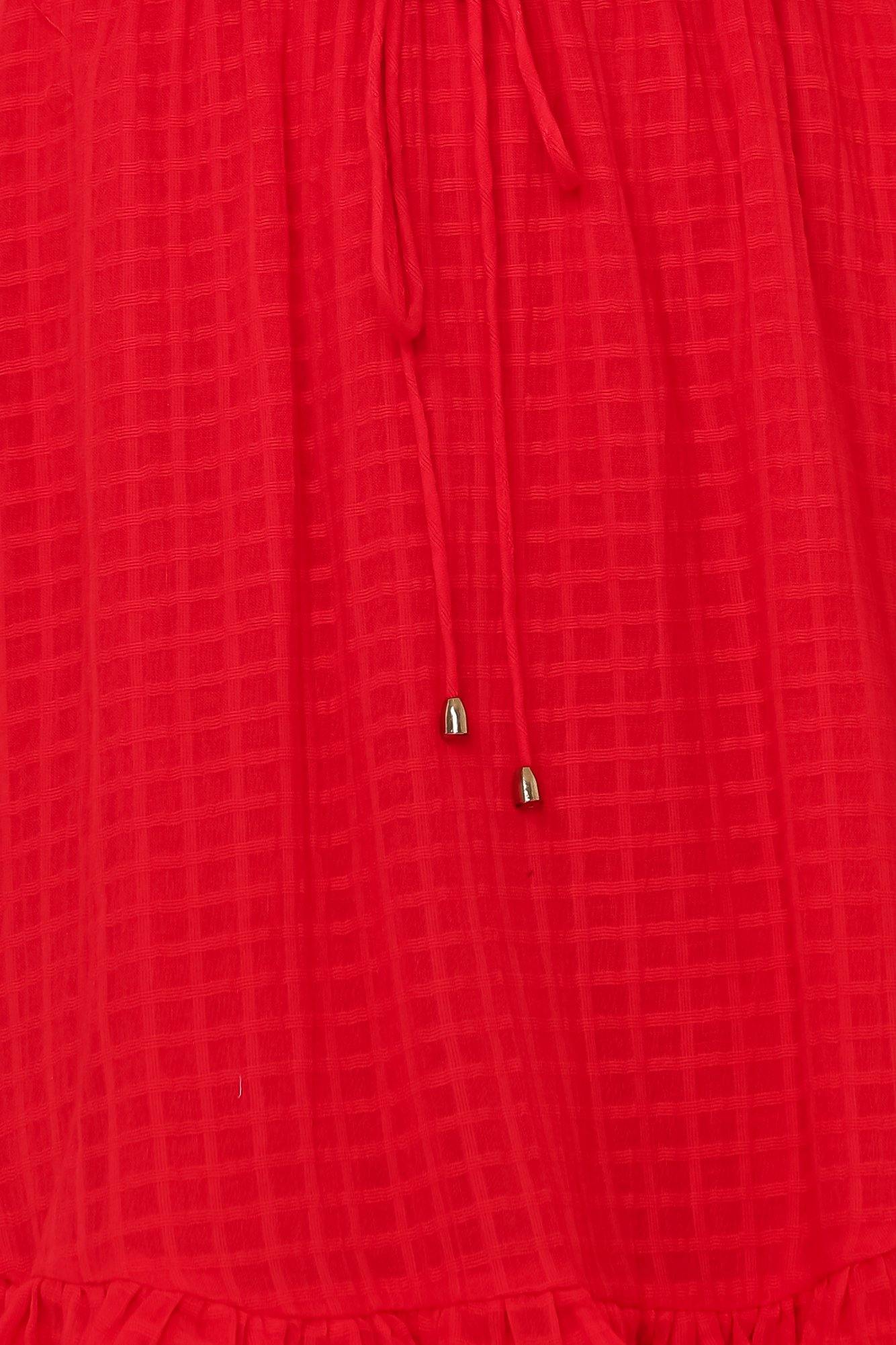 Just Stay For The Night Dress Red