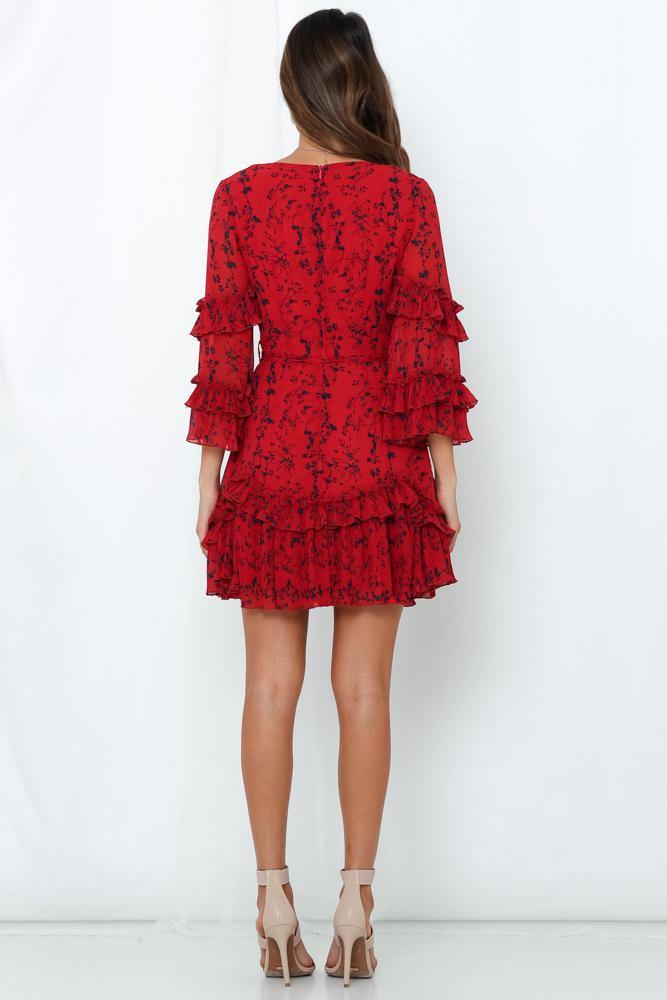Bailamos Dress Red