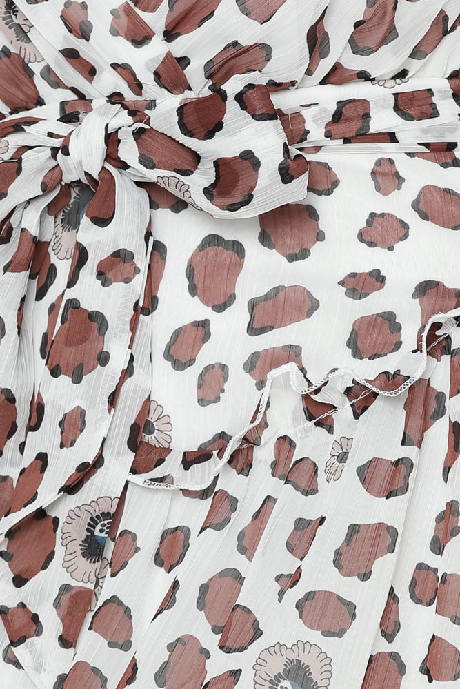 River Of Love Dress Brown