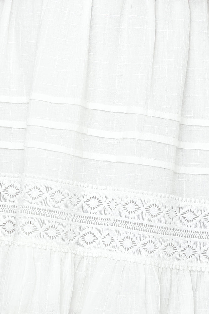 Take The Plunge Dress White