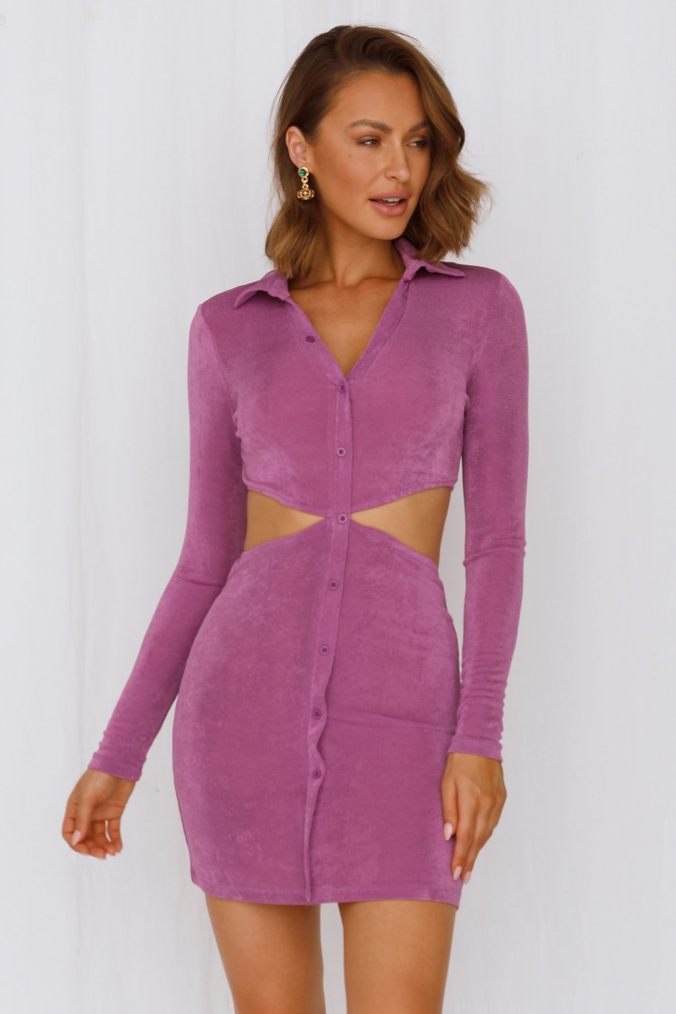 Polo Queen Mini Dress Purple
