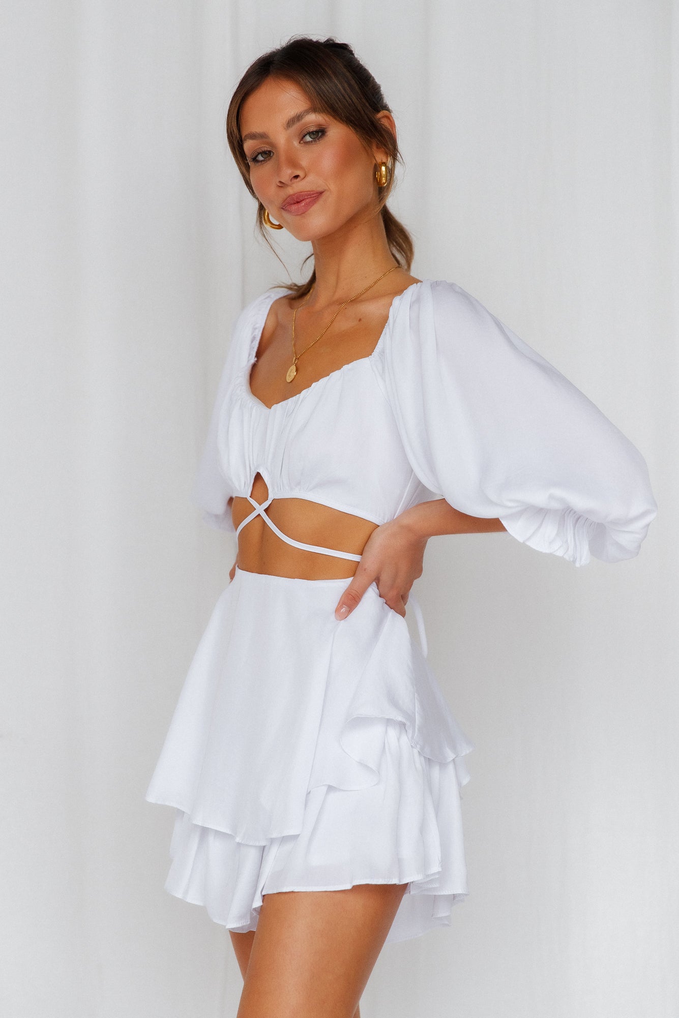 Summer Queen Romper White
