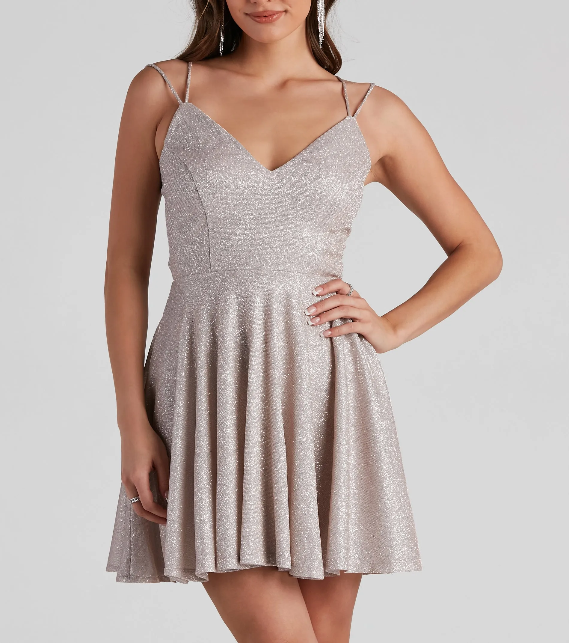Must Be The Drip Dress Silver