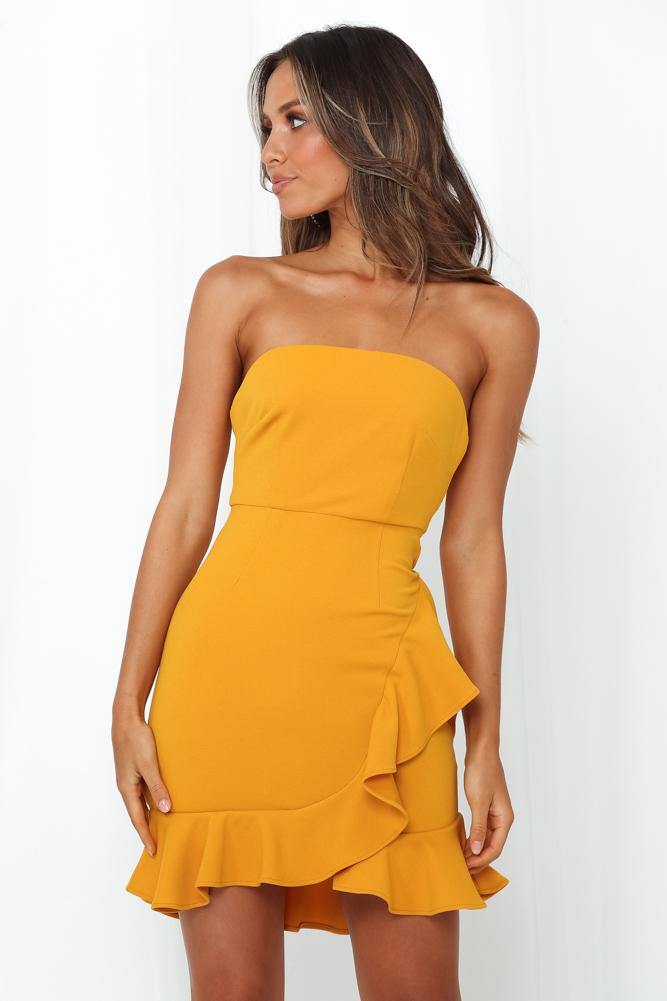 Touch Of Grace Dress Yellow