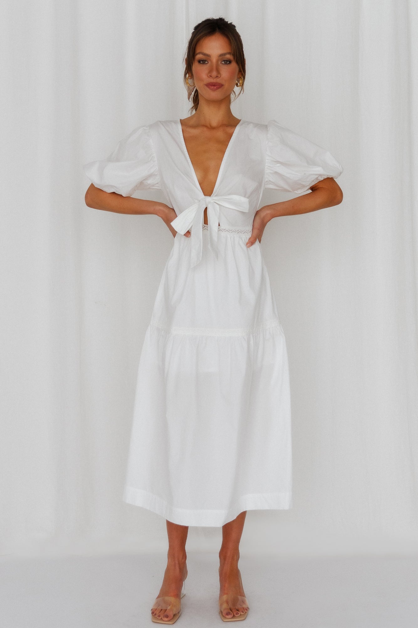 Whispers And Secrets Midi Dress