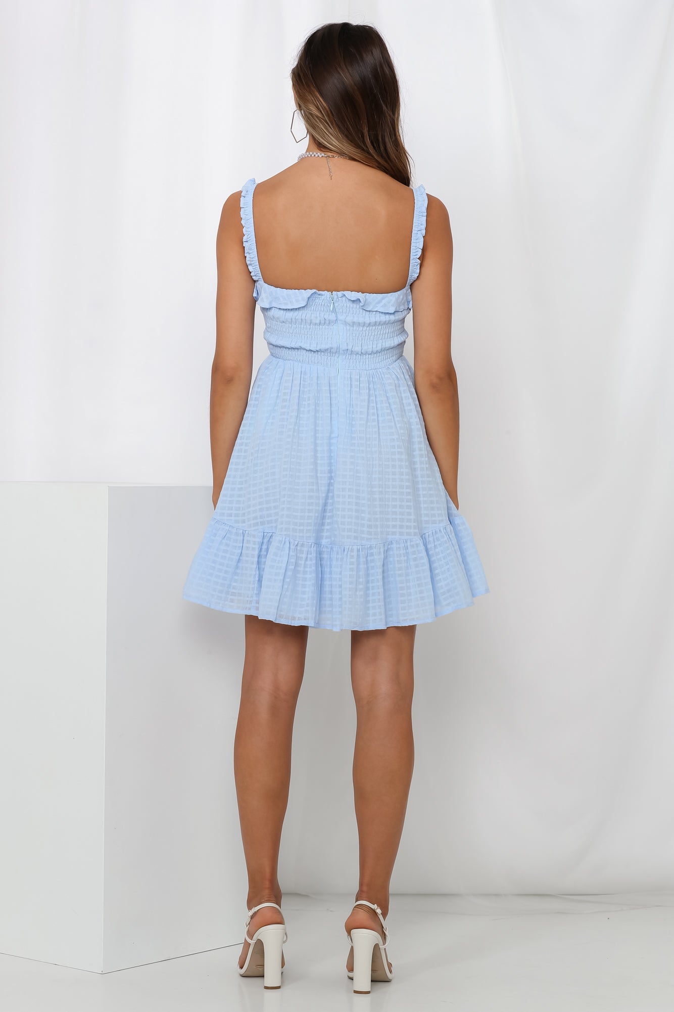 Speed Dating Dress Steel Blue